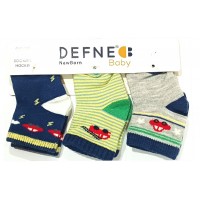 Бебешки чорапи НОВОРОДЕНО 0-3 месеца код 01 фирма DEFNE. Бебешки чорапи НОВОРОДЕНО 0-3 месеца код 01 фирма DEFNE.