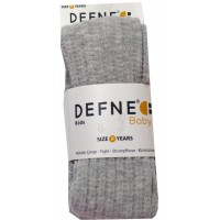 Памучен детски чорапогащник СИВ 8 години фирма DEFNE.