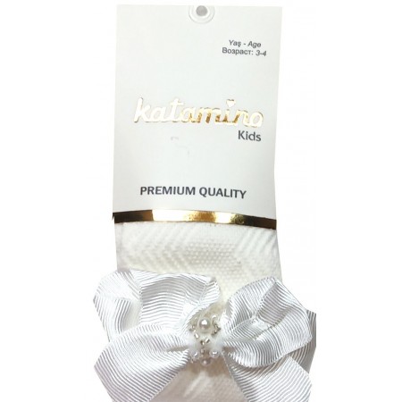 Памучен детски чорапогащник KATAMINO 3-6 години ЦВЯТ ЕКРЮ.