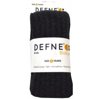 Памучен детски чорапогащник ЧЕРЕН 8 години фирма DEFNE.
