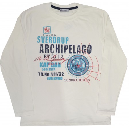 Детска блуза ARCHIPELAGO 152-176 ръст в крем. Детска блуза ARCHIPELAGO 152-176 ръст в крем.