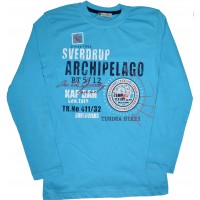 Детска блуза ARCHIPELAGO 152-176 ръст в синьо. Детска блуза ARCHIPELAGO 152-176 ръст в синьо.