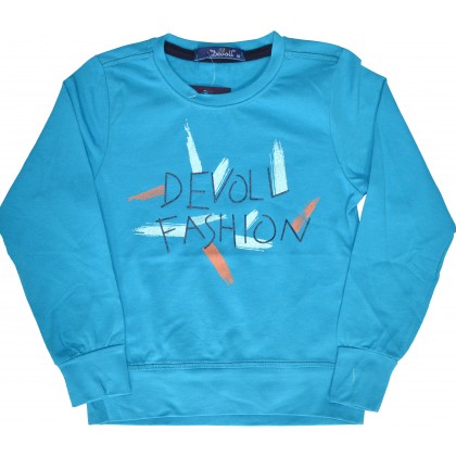 Детска блузa DEVOL FASHION 92-110 ръст в синьо. Детска блузa DEVOL FASHION 92-110 ръст в синьо.