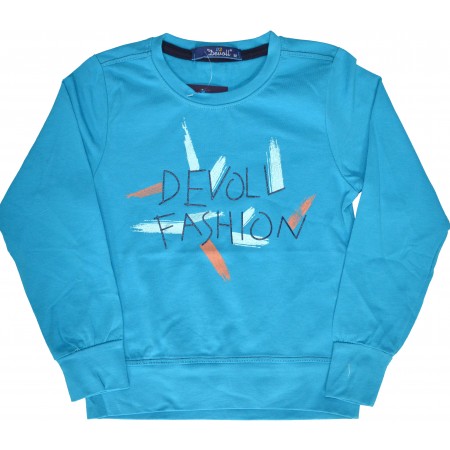 Детска блузa DEVOL FASHION 92-110 ръст в синьо.