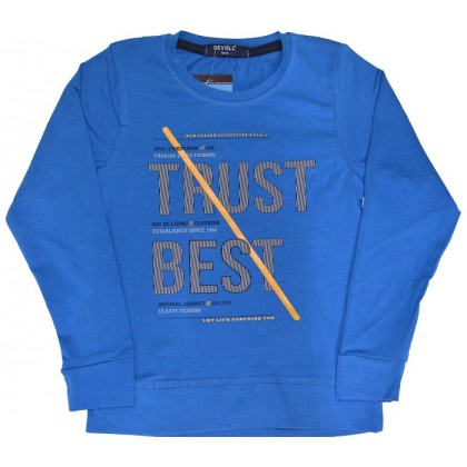 Детска блуза TRUST BEST 116-134 ръст в синьо. Детска блуза TRUST BEST 116-134 ръст в синьо.