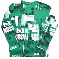 Ватирана детска блуза FASHION 7-14 години в черно.
