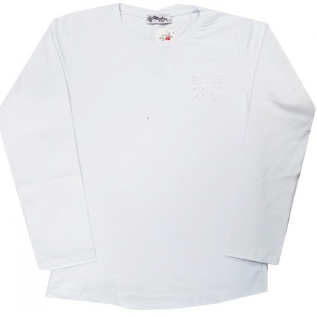 Детска блуза БЯЛА 9-13 години.