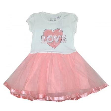 Детска рокля LOVE 98-128 ръст BREEZE. Детска рокля LOVE 98-128 ръст BREEZE.