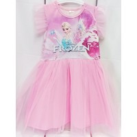 Детска рокля АЕ 1-9 години в розово. Детска рокля АЕ 1-9 години в розово.
