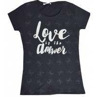 Юношеска блуза LOVE 12-16 години в черно. Юношеска блуза LOVE 12-16 години в черно.